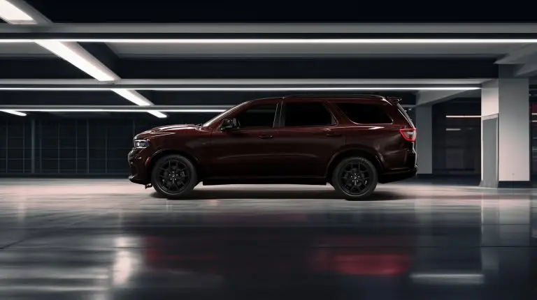 2026 dodge durango in a showroom garage