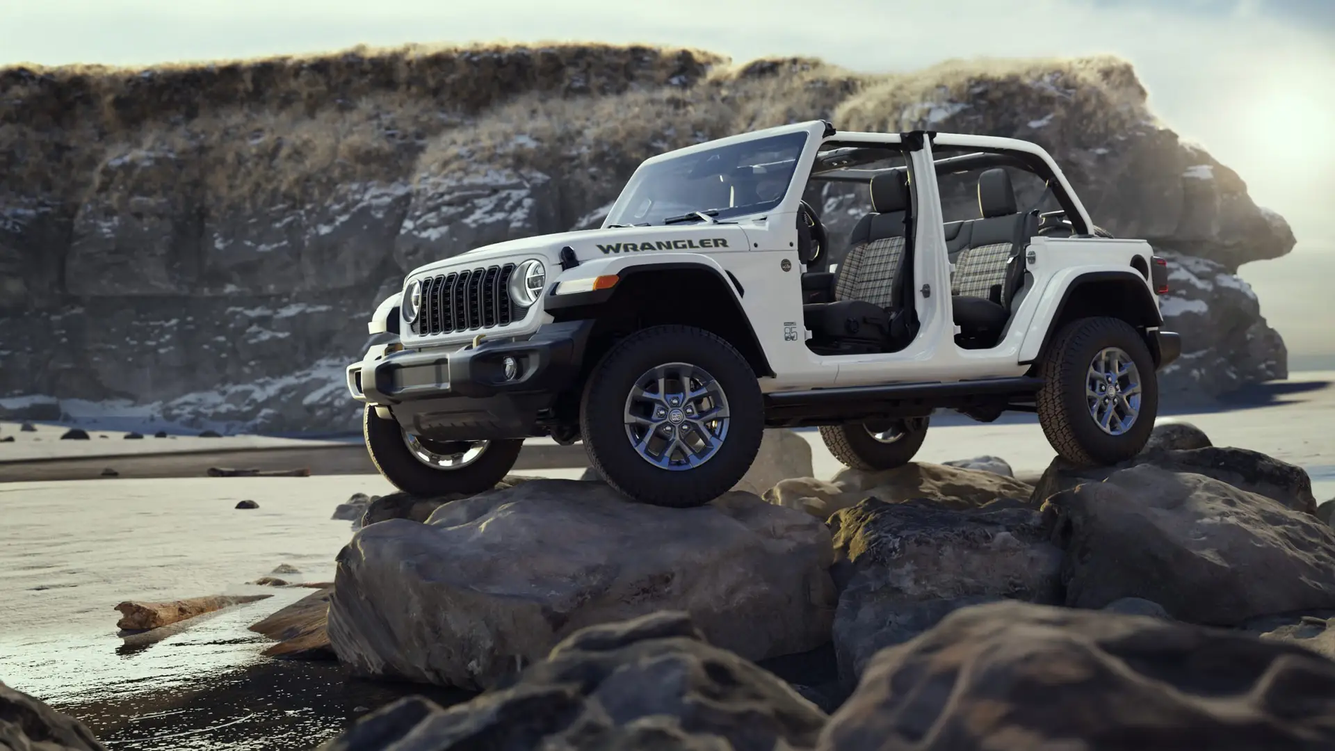 Plaid with purpose. The 2026 Jeep® Wrangler 85th Anniversary Edition marks the third exclusive model in the Twelve 4 Twelve celebration.