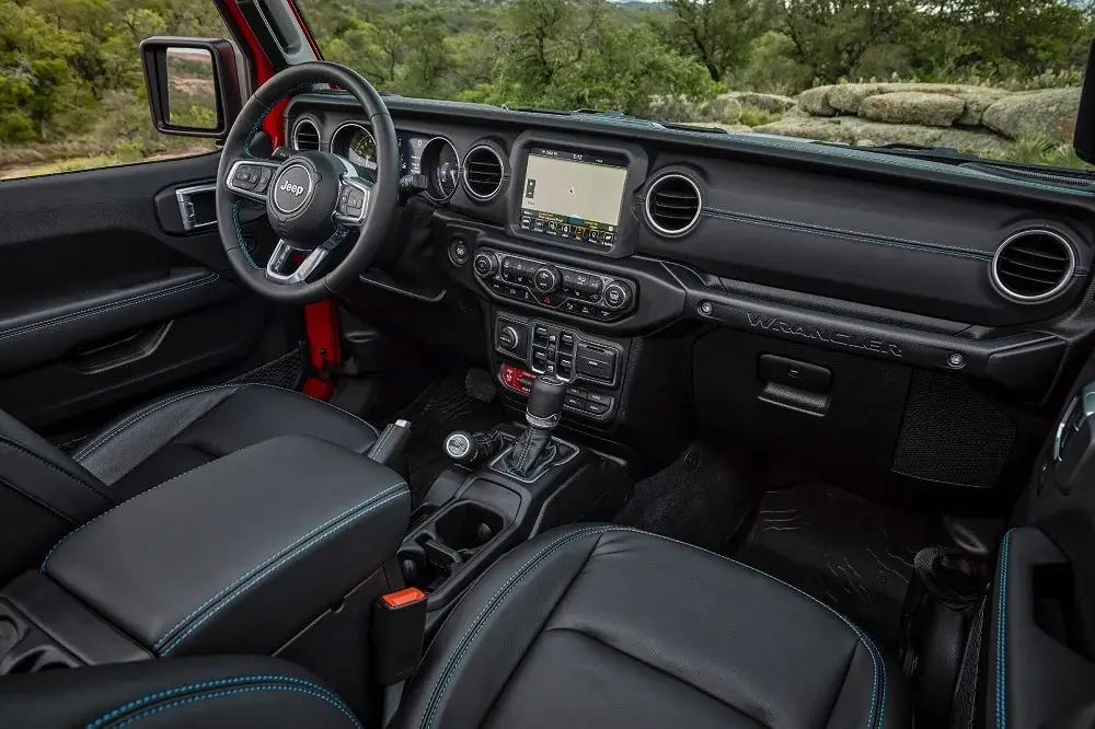 2022 Jeep Wrangler 4xe Hybrid interior