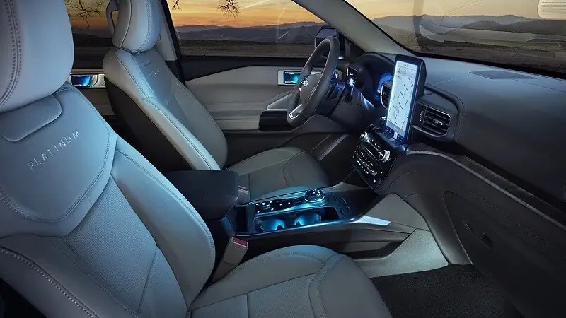 2021 ford explorer interior