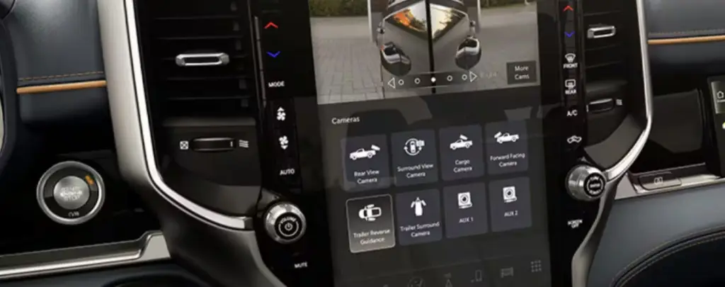 2025 Ram 1500 interior front dashboard screen