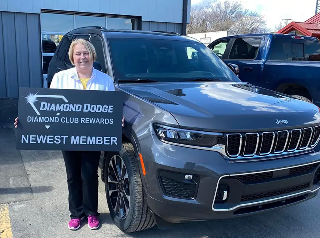 Diamond VIP Rewards Members jeep