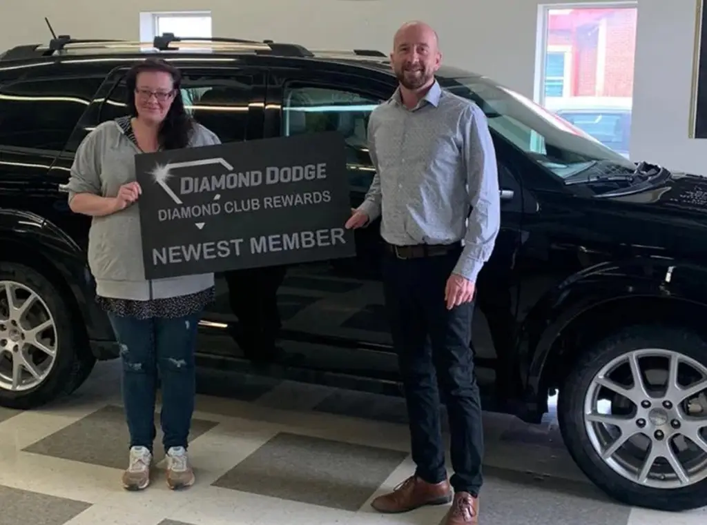 Diamond VIP Rewards Members jeep
